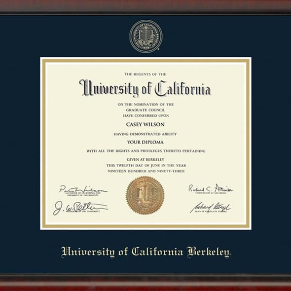 Berkeley Diploma Frame, the Fidelitas Shot #2