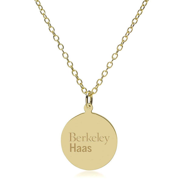 Berkeley Haas 14K Gold Pendant & Chain Shot #2