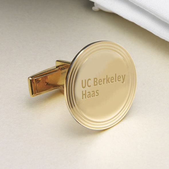 Berkeley Haas 18K Gold Cufflinks Shot #2
