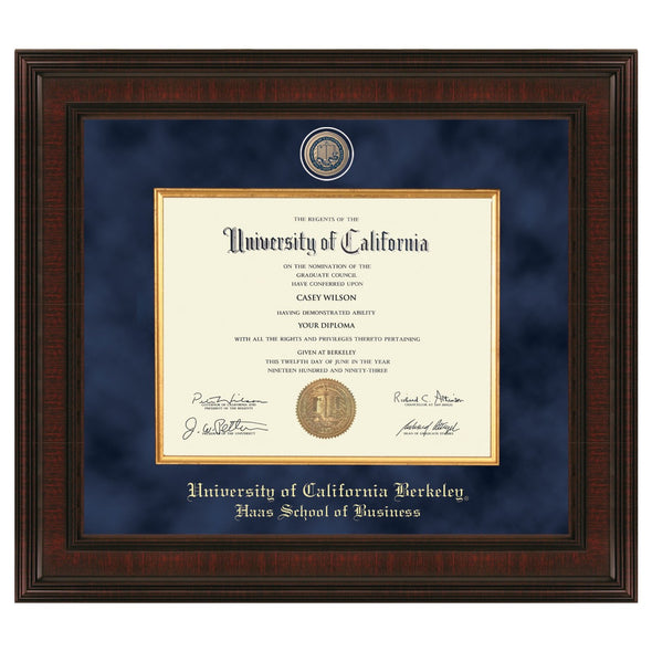 Berkeley Haas Diploma Frame - Excelsior Shot #1