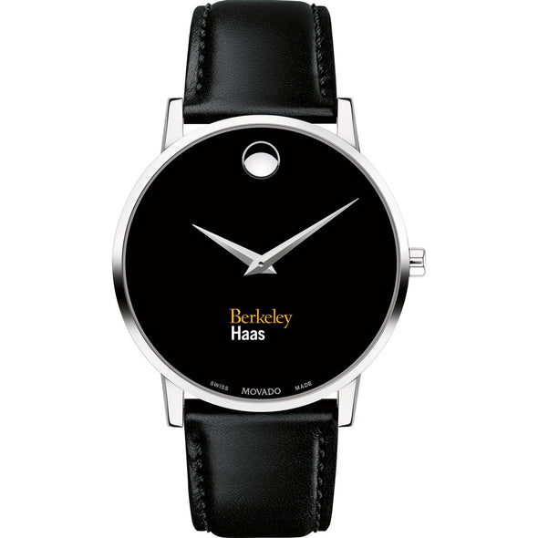 Berkeley Haas Men&#39;s Movado Museum with Leather Strap Shot #2