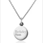 Berkeley Haas Necklace with Charm in Sterling Silver Shot #1