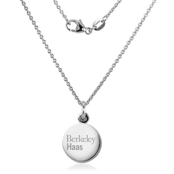 Berkeley Haas Necklace with Charm in Sterling Silver Shot #2