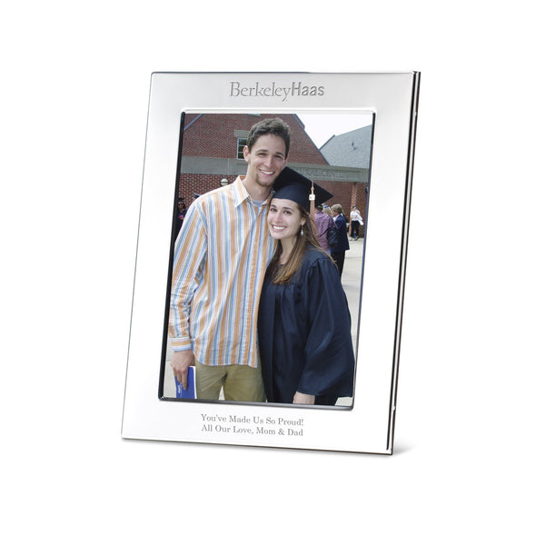 Berkeley Haas Polished Pewter 5x7 Picture Frame Shot #1