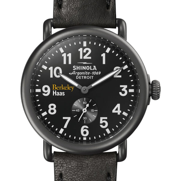 Berkeley Haas Shinola Watch, The Runwell 41mm Black Dial Shot #1