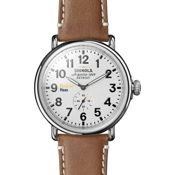 Berkeley Haas Shinola Watch, The Runwell 47 mm White Dial Shot #2