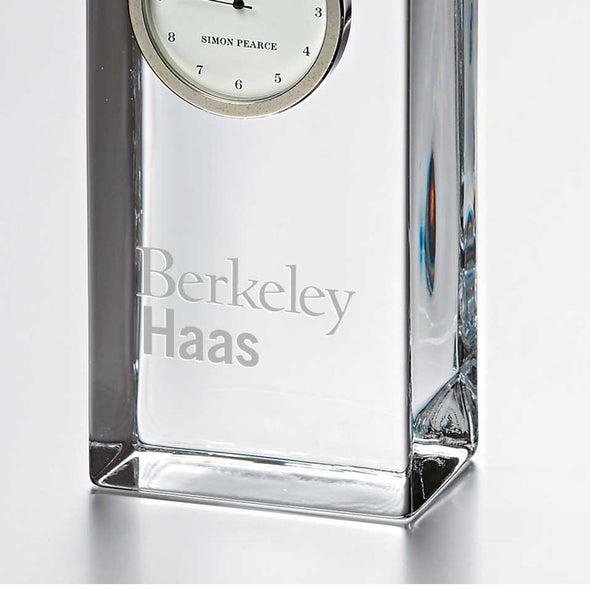 Berkeley Haas Tall Glass Desk Clock by Simon Pearce Shot #2