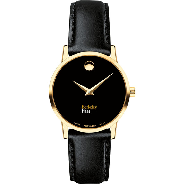 Berkeley Haas Women's Movado Gold Museum Classic Leather Shot #2