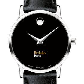 Berkeley Haas Women&#39;s Movado Museum with Leather Strap Shot #1