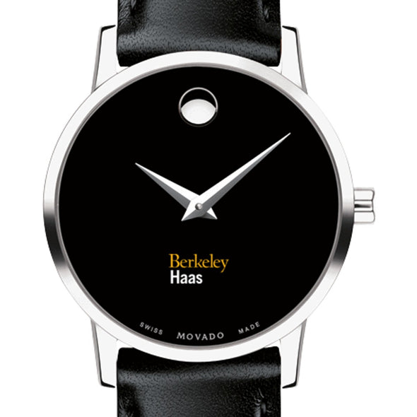 Berkeley Haas Women&#39;s Movado Museum with Leather Strap Shot #1