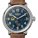 Berkeley Shinola Watch, The Runwell Automatic 45 mm Blue Dial and British Tan Strap at M.LaHart & Co.