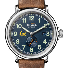 Berkeley Shinola Watch, The Runwell Automatic 45 mm Blue Dial and British Tan Strap at M.LaHart & Co. Shot #1