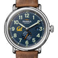 Berkeley Shinola Watch, The Runwell Automatic 45 mm Blue Dial and British Tan Strap at M.LaHart & Co. Shot #1