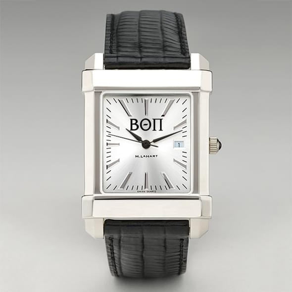 Beta Theta Pi Men's Collegiate Watch with Leather Strap Shot #2