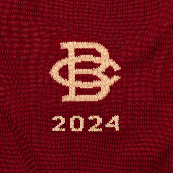 Boston College Class of 2024 Maroon and Khaki Sweater by M.LaHart Shot #2
