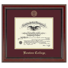 Boston College Diploma Frame, the Fidelitas Shot #1