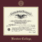 Boston College Diploma Frame, the Fidelitas Shot #2