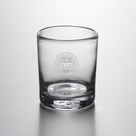Boston College Double Old Fashioned Glass by Simon Pearce Shot #1