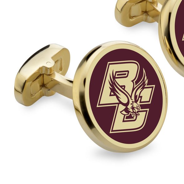 Boston College Enamel Cufflinks Shot #2