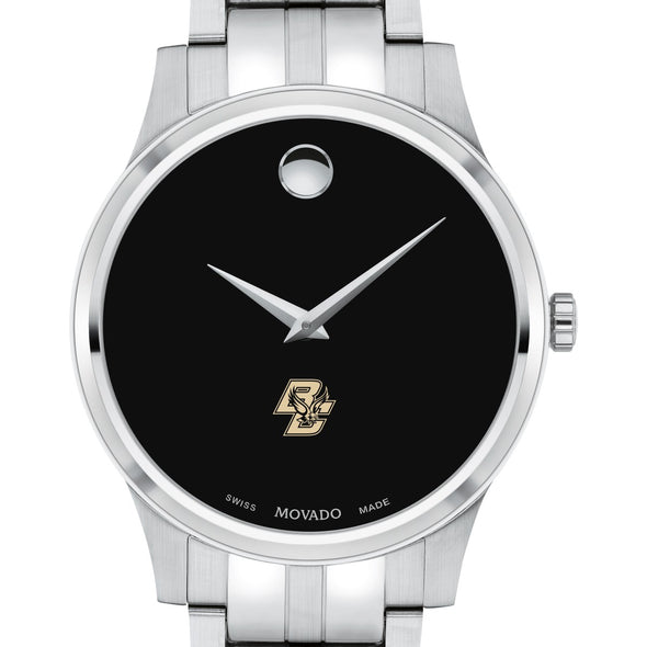 Boston College Men's Movado Collection Stainless Steel Watch with Black Dial Shot #1