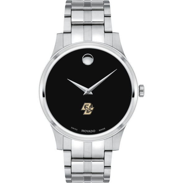 Boston College Men's Movado Collection Stainless Steel Watch with Black Dial Shot #2