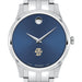 Boston College Men's Movado Collection Stainless Steel Watch with Blue Dial