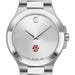 Boston College Men's Movado Collection Stainless Steel Watch with Silver Dial