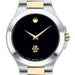 Boston College Men's Movado Collection Two-Tone Watch with Black Dial