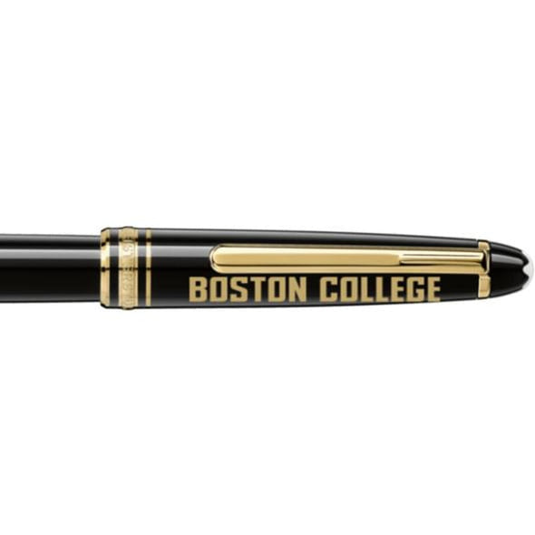 Boston College Montblanc Meisterstück Classique Rollerball Pen in Gold Shot #2