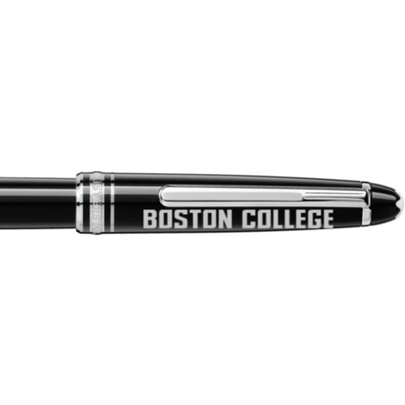 Boston College Montblanc Meisterstück Classique Rollerball Pen in Platinum Shot #2