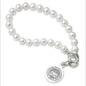 Boston College Pearl Bracelet with Sterling Silver Charm Shot #1