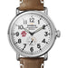 Boston College Shinola Watch, The Runwell 41 mm White Dial