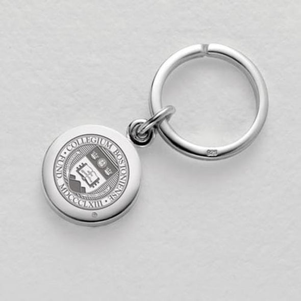 Boston College Sterling Silver Insignia Key Ring Shot #1