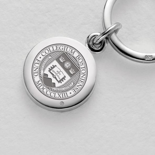 Boston College Sterling Silver Insignia Key Ring Shot #2