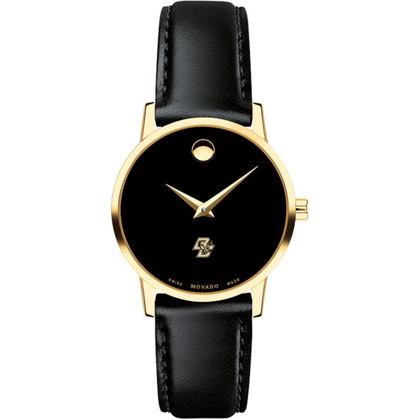 Boston College Women's Movado Gold Museum Classic Leather Shot #2
