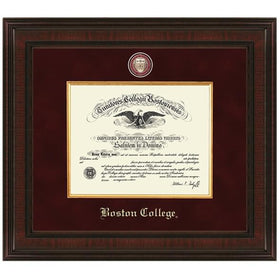 Boston Excelsior Diploma Frame Shot #1