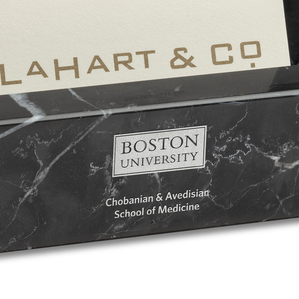 Boston University Chobanian & Avedisian School of Medicine Marble Business Card Holder Shot #2