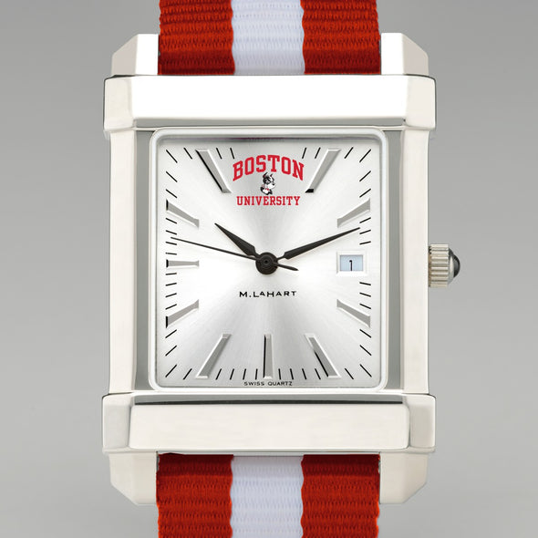 Boston University Collegiate Watch with RAF Nylon Strap for Men Shot #1