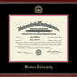 Boston University Diploma Frame, the Fidelitas Shot #2