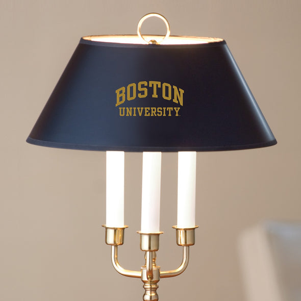 Boston University Lamp in Brass &amp; Marble Shot #2