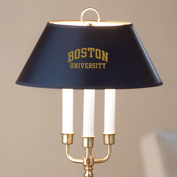 Boston University Lamp in Brass & Marble Shot #2