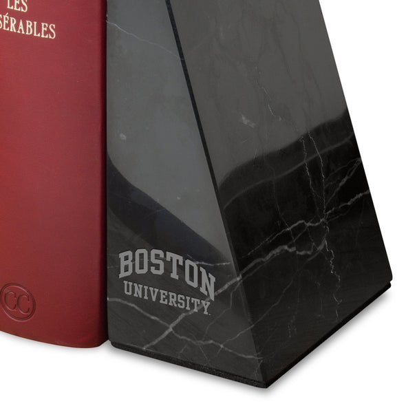 Boston University Marble Bookends by M.LaHart Shot #2