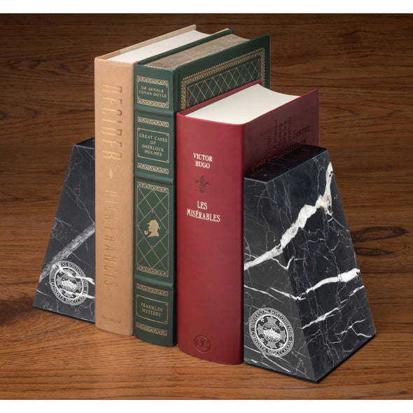 Boston University Marble Bookends by M.LaHart Shot #3