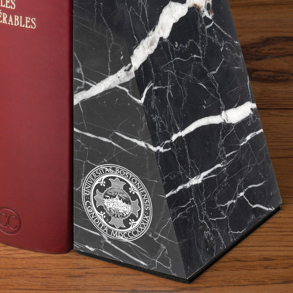 Boston University Marble Bookends by M.LaHart Shot #4