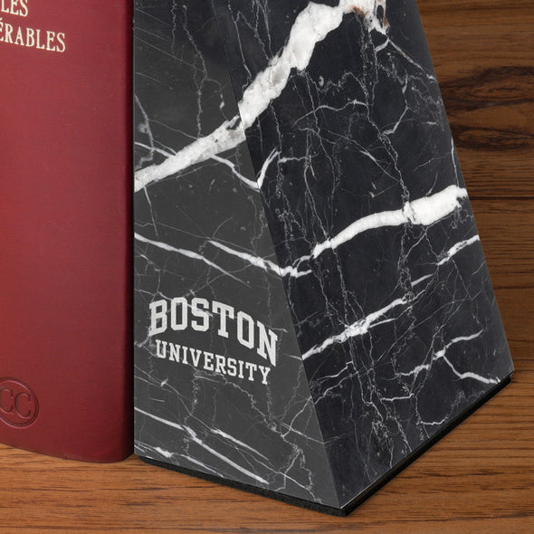 Boston University Marble Bookends by M.LaHart Shot #4
