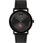 Boston University Men's Movado BOLD with Black Leather Strap Shot #2