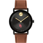 Boston University Men's Movado BOLD with Cognac Leather Strap Shot #2