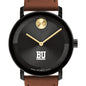 Boston University Men's Movado BOLD with Cognac Leather Strap Shot #1