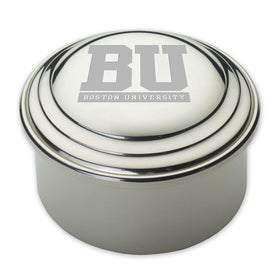 Boston University Pewter Keepsake Box Shot #1