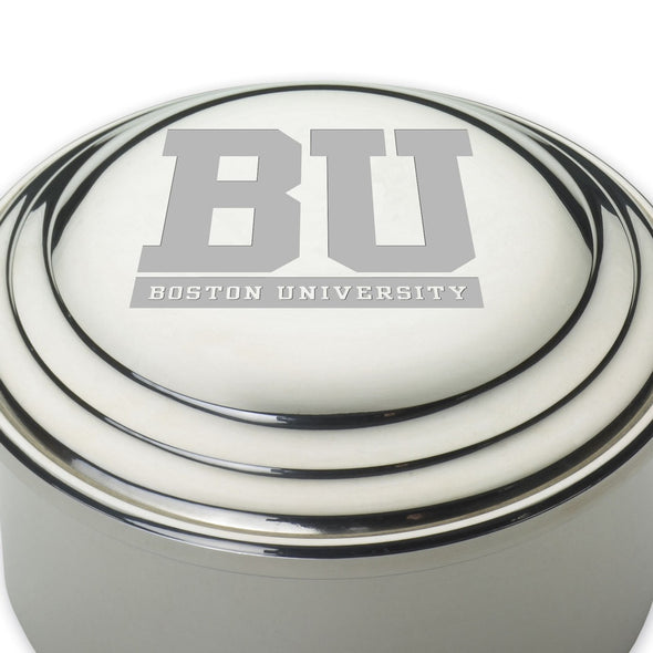 Boston University Pewter Keepsake Box Shot #2